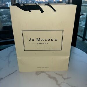 Jo Malone Luxury Shopping Bag with Original Black Tissue – Like New